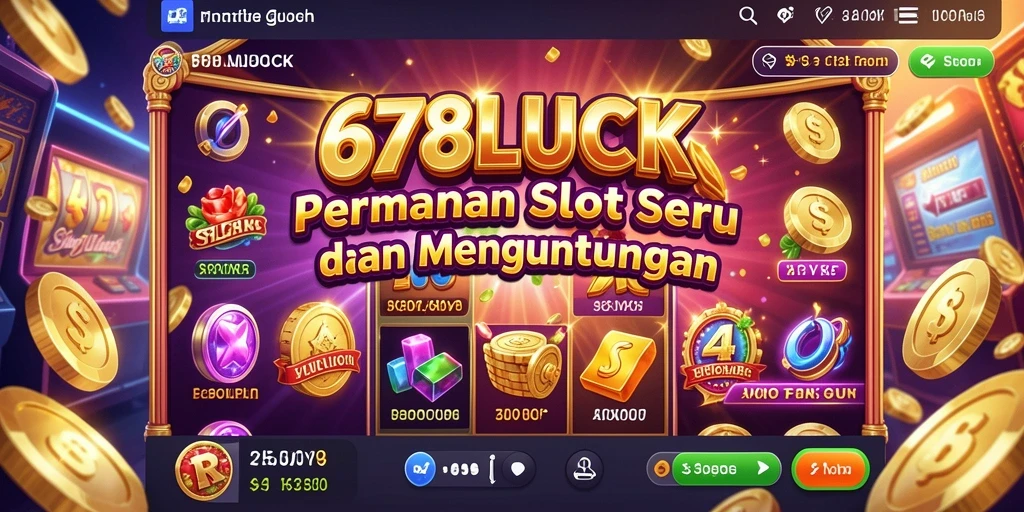 Tangkap momen seru saat memutar gulungan Slot di 678LUCK.