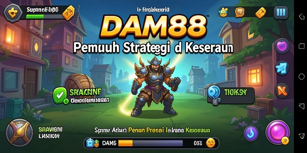 Tampilan gameplay santai dan menarik dari DAM88.