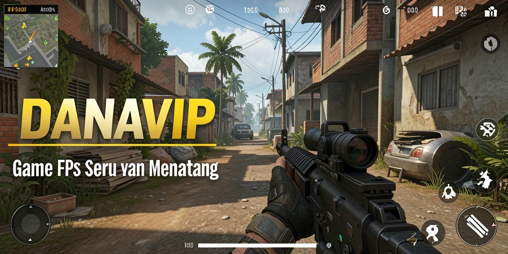 Gameplay menarik dari DANAVIP dengan pertempuran intens.