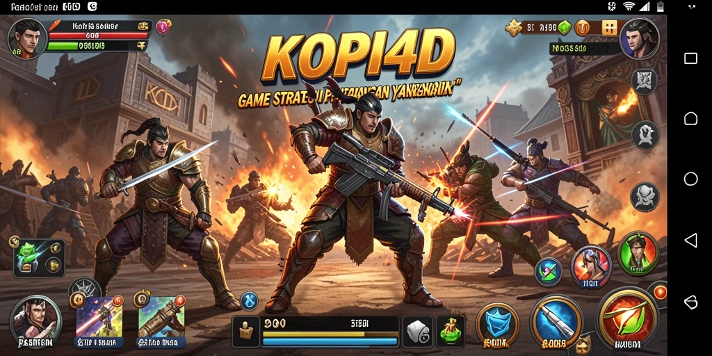 Tampilan gameplay menarik dan strategis di KOPI4D.
