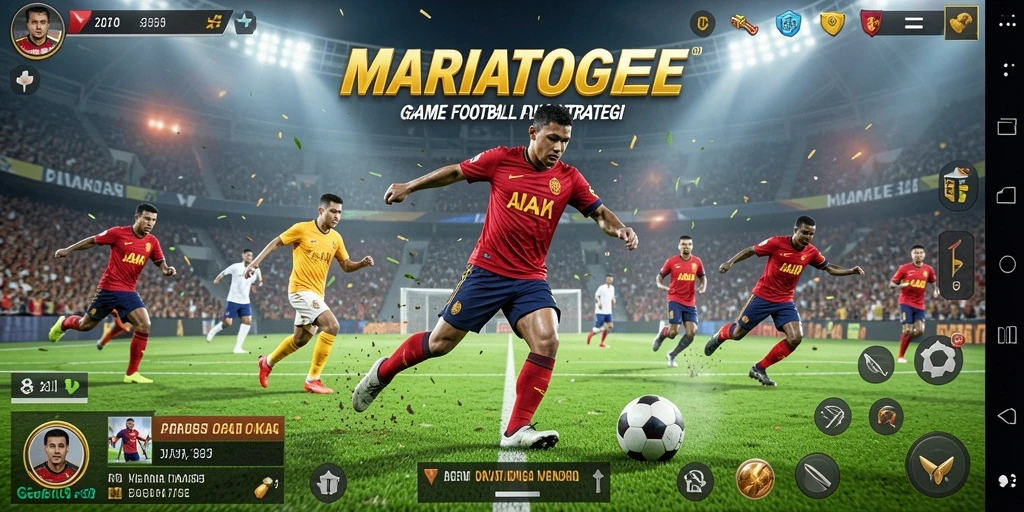 Tampilan menarik dari gameplay Football di MARIATOGEL.