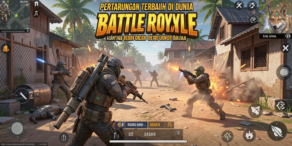 Gameplay R6R6 yang menegangkan dalam pertempuran Battle Royale.