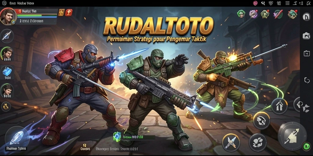 Tampilan gameplay RUDALTOTO yang menarik dan penuh strategi.