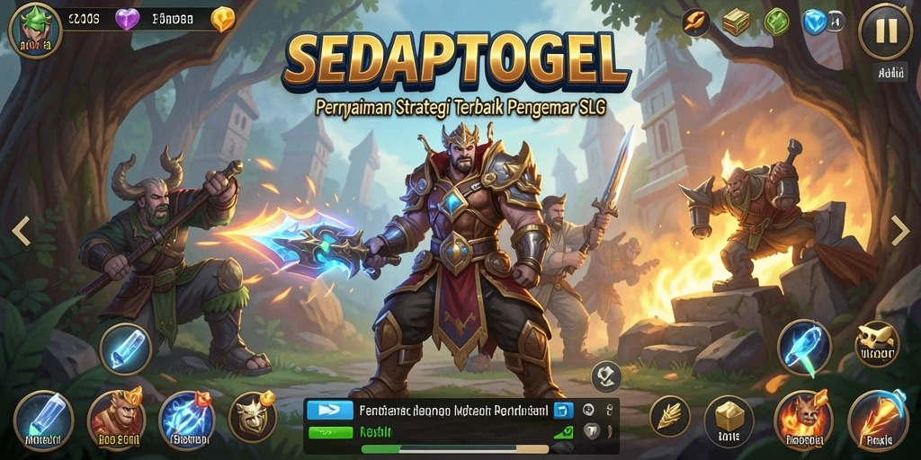 Tampilan menarik dalam gameplay SLG SEDAPTOGEL.