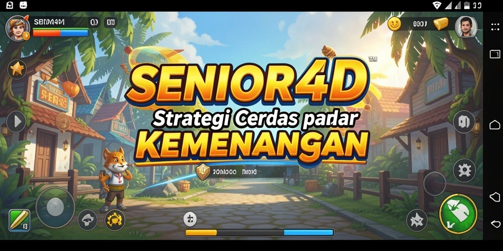 Screenshot gameplay SENIOR4D menampilkan momen strategi mendebarkan.