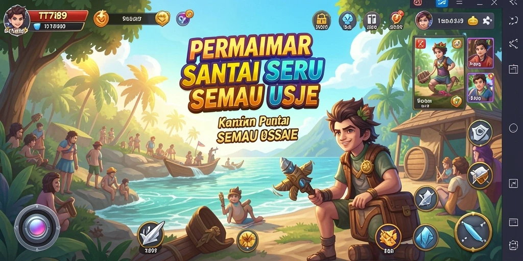 Tangkapan layar gameplay TT789 yang penuh warna dan seru.
