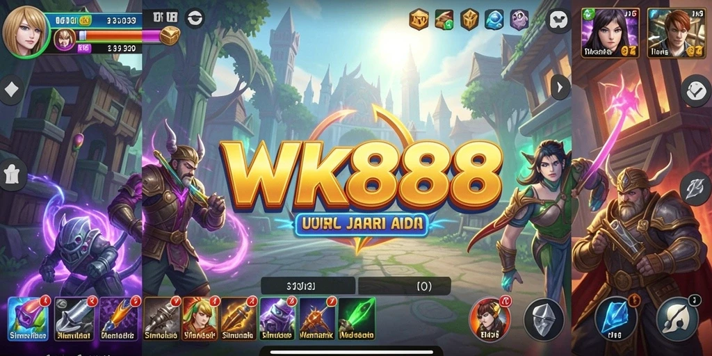 Tampilan gameplay WK888 dengan fitur simulasi yang menarik.